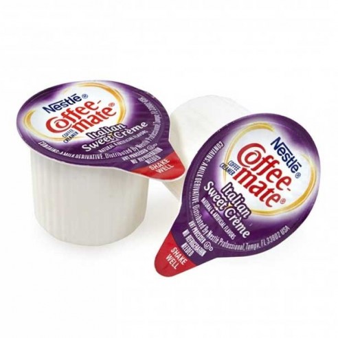 Coffee Mate Italian Sweet Cream Liquid Creamer Singles 50 Pack - 55...