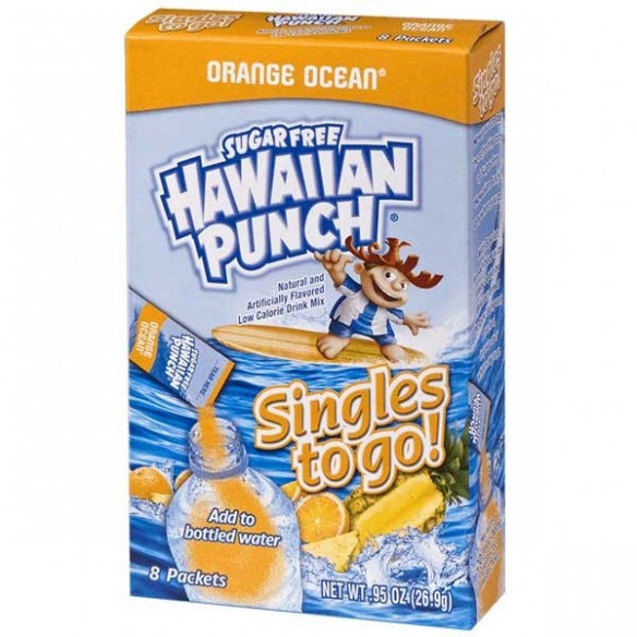 Hawaiian Punch Orange Ocean Singles to Go 8 Pack - 26.9 g
