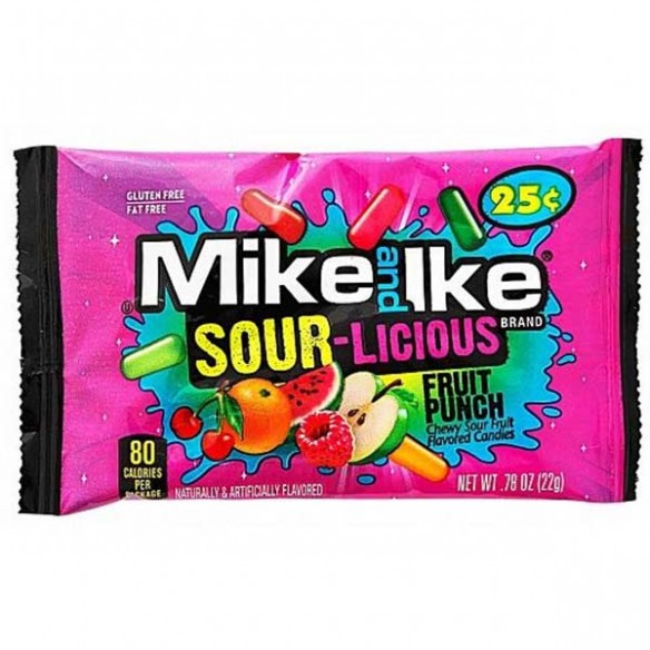 Mike and Ike Sour-Licious Fruit Punch 22 g