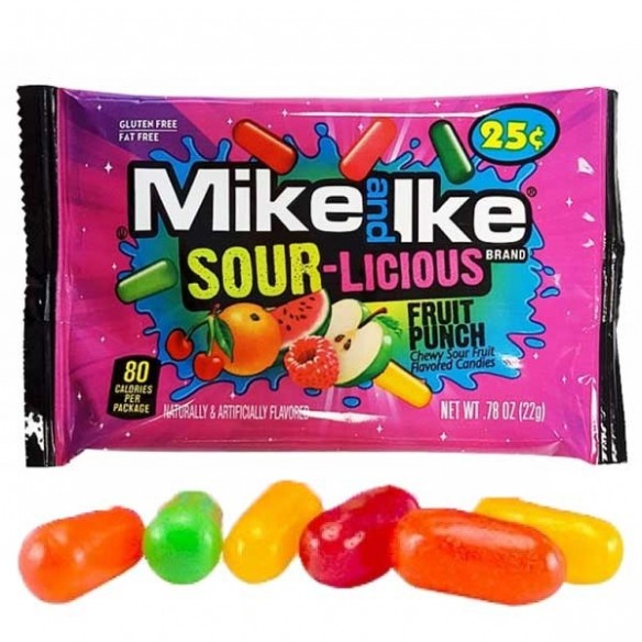 Mike and Ike Sour-Licious Fruit Punch 22 g