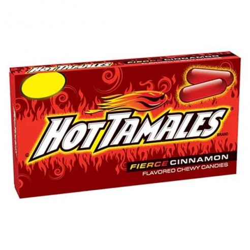 Hot Tamales Cinnamon Chewy Candy (Kryddig Kanel)