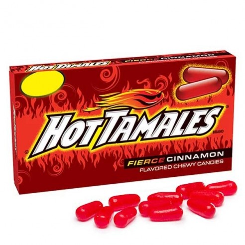 Hot Tamales Cinnamon Chewy Candy (Kryddig Kanel)
