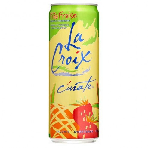 La Croix Pineapple Strawberry Sparkling Water 355 mL