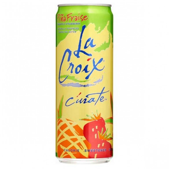 La Croix Pineapple Strawberry Sparkling Water 355 mL