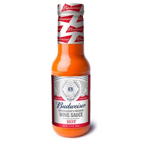 Budweiser Wing Sauce Hot 383 g