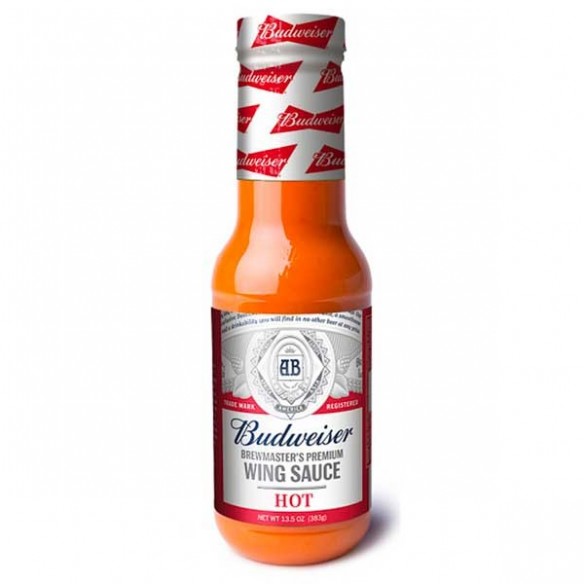 Budweiser Wing Sauce Hot 383 g
