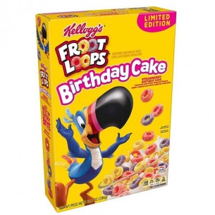 Kellogg's Froot Loops Strawberry Birthday Cake 286 g