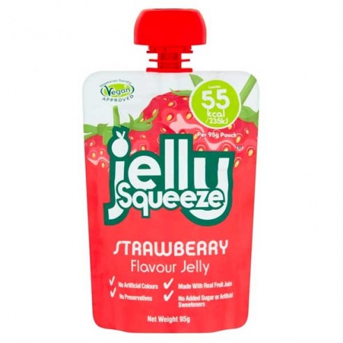 Fruitypot Strawberry Jelly Squeeze 95 g