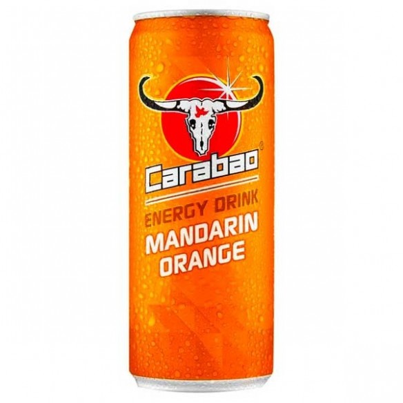 Carabao Mandarin Orange Energy Drink 330 mL