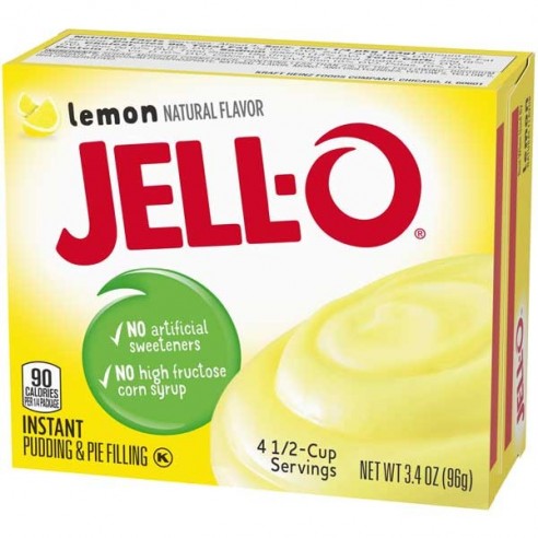 JELL-O Lemon Instant Pudding 96 g