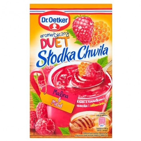 Dr. Oetker Raspberry Honey Jelly Slodka Chwila 31.5 g