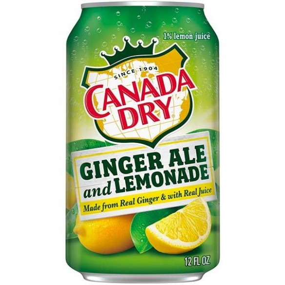 Canada Dry Ginger Ale and Lemonade 355 mL