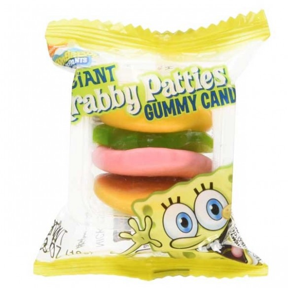 Spongebob Squarepants Gummy Krabby Candy 8 Pack - 72 g