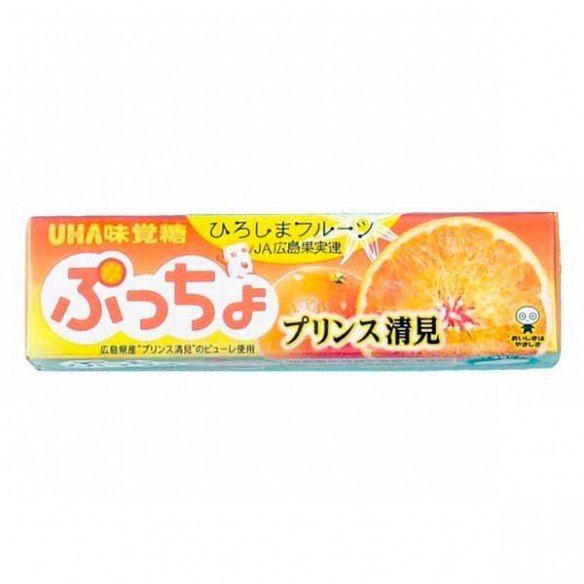 UHA MIKAKUTO Puccho Iyokan Orange Chews Stick