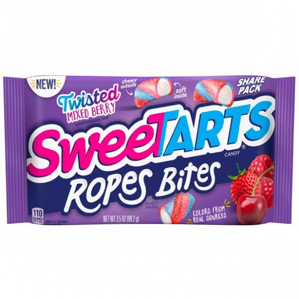 SweeTarts Twisted Mixed Berry Ropes Bites Share Pack