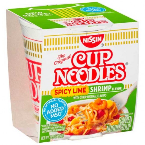 Nissin Cup Noodles Spicy Lime Shrimp