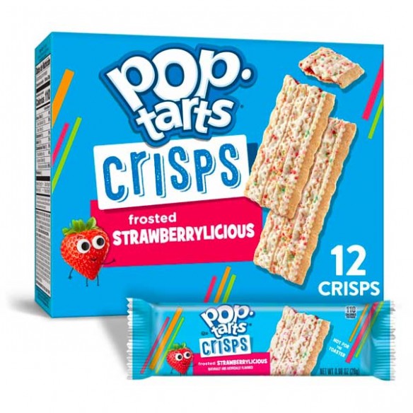 Pop Tarts Crisps Frosted Starwberrylicious