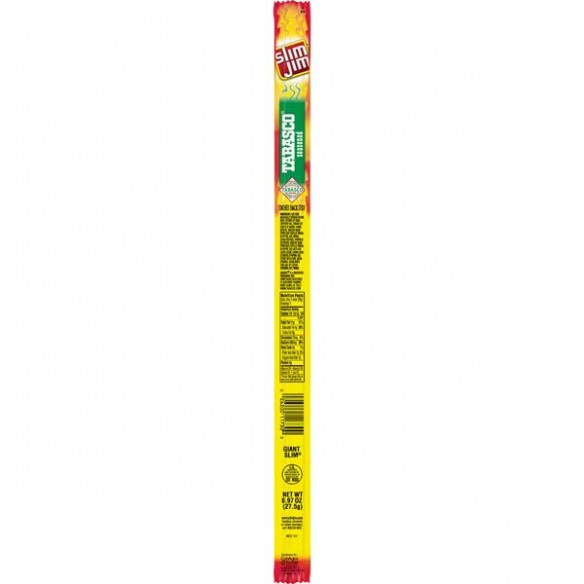 Slim Jim Tabasco Seasoned Smoked Snack Stick