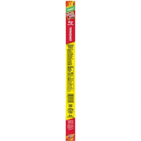 Slim Jim Original Turkey Smoked Snack Stick
