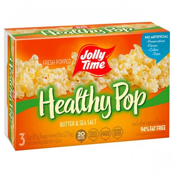 Jolly Time Healthy Popcorn Butter & Sea Salt 3 Pack