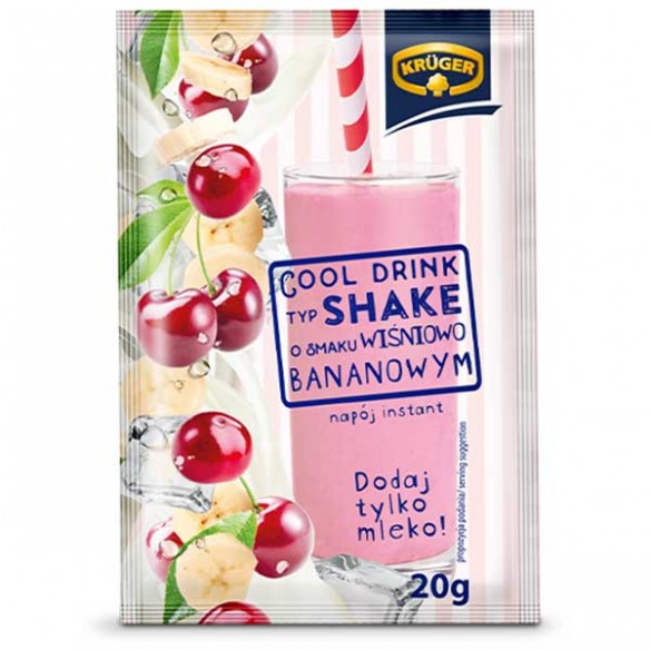 Shake Cool Drink Cherry Banana