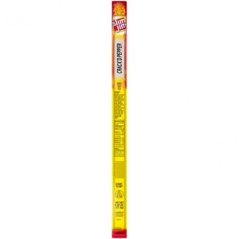 Slim Jim Crack'd Pepper Smoked Snack Stick