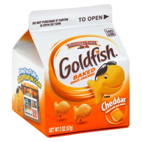 Goldfish Baked Snack Crackers Cheddar