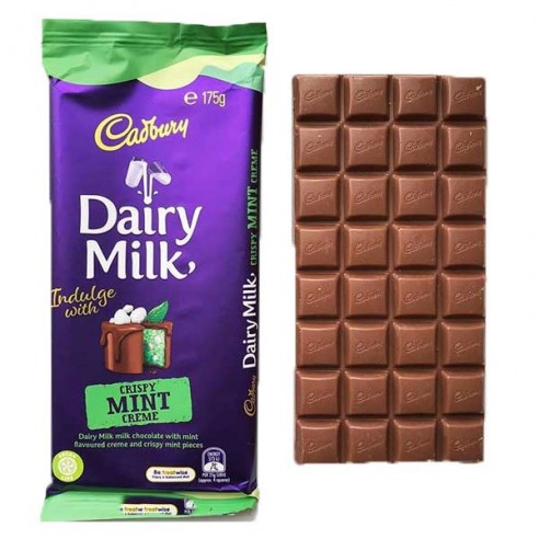 Cadbury Crispy Mint Creme Block