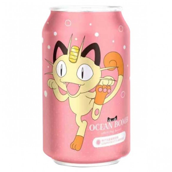 Ocean Bomb Peach Sparkling Water 330 ml