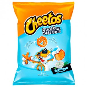 Cheetos Fromage Rock Paw Scissors