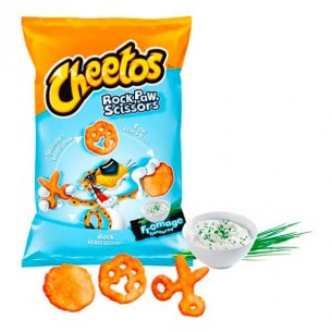 Cheetos Fromage Rock Paw Scissors 2