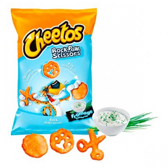 Cheetos Fromage Rock Paw Scissors