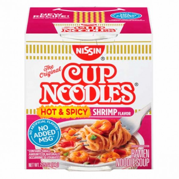 Nissin Cup Noodles Hot & Spicy Shrimp
